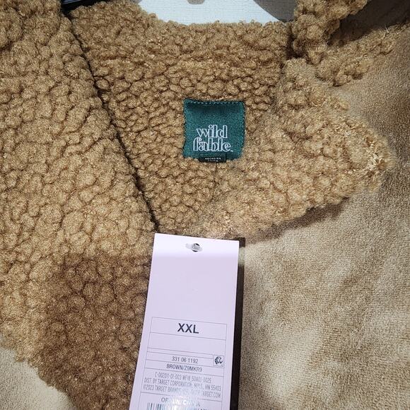 wild fable women's Faux shearling jacket XXL-New - Picture 4 of 6